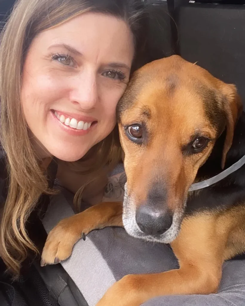 Lisa Papple, founder of The TM Crew Senior Dog Sanctuary